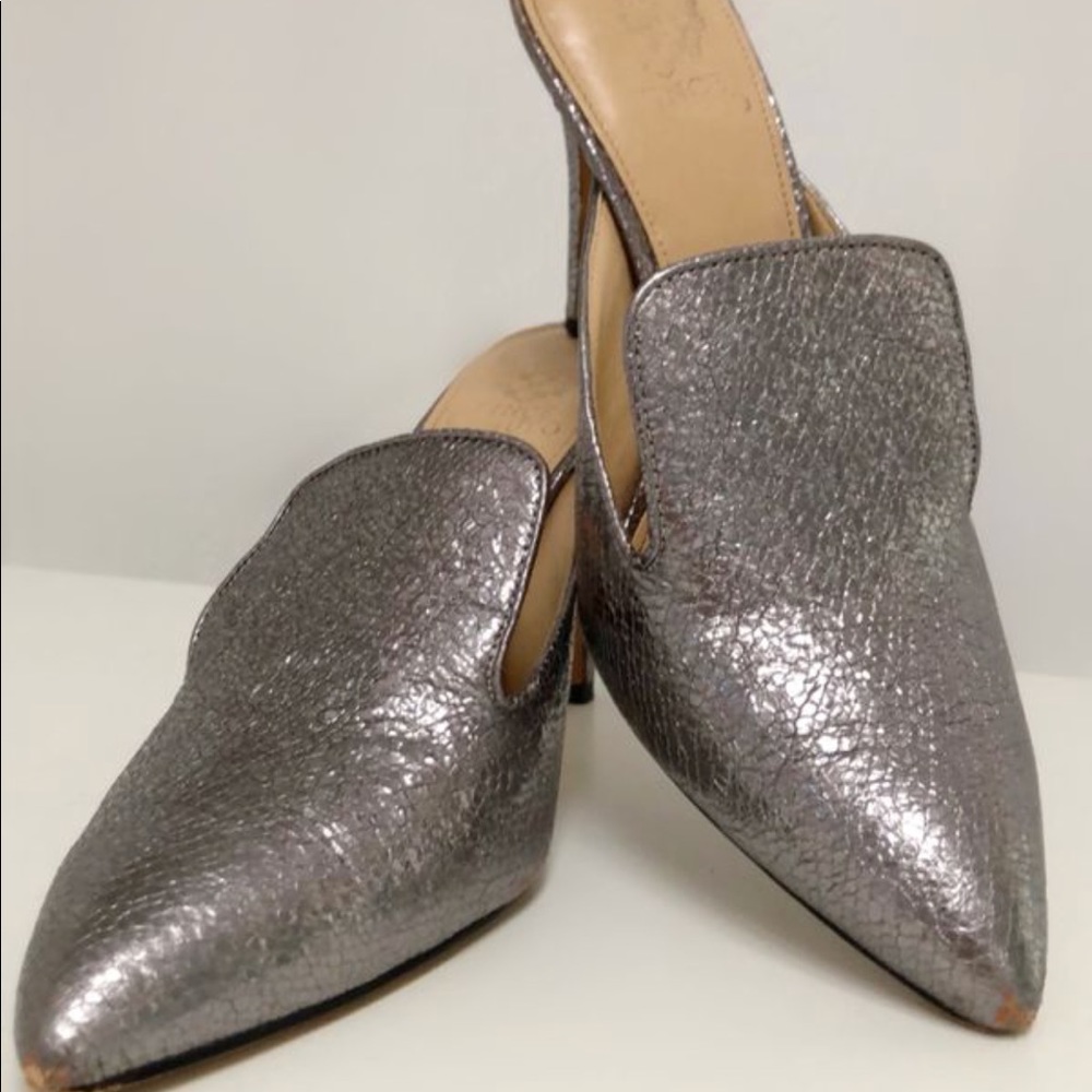 Classic Vince Camuto Silver Mule